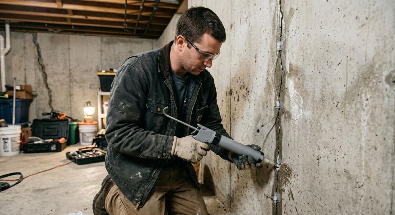 Basement Crack Repair in Statesville, NC