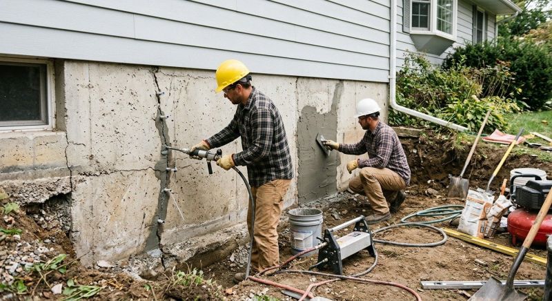Basement Foundation Repair in Harmony, NC