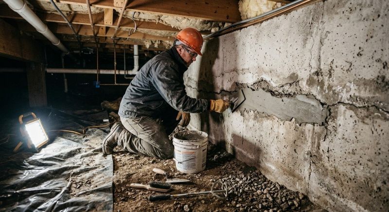 Basement Foundation Repair in Iredell County, NC