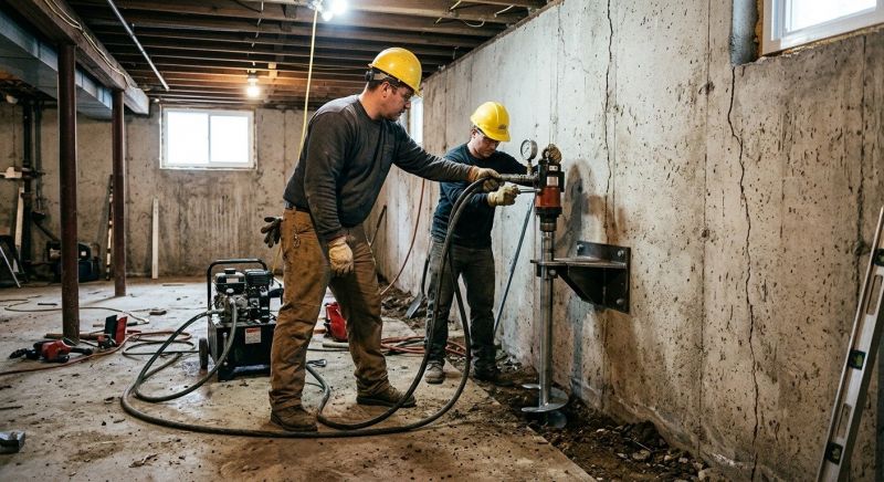 Basement Stabilization in Statesville, NC