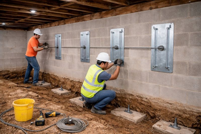 Basement Stabilization in Statesville, NC