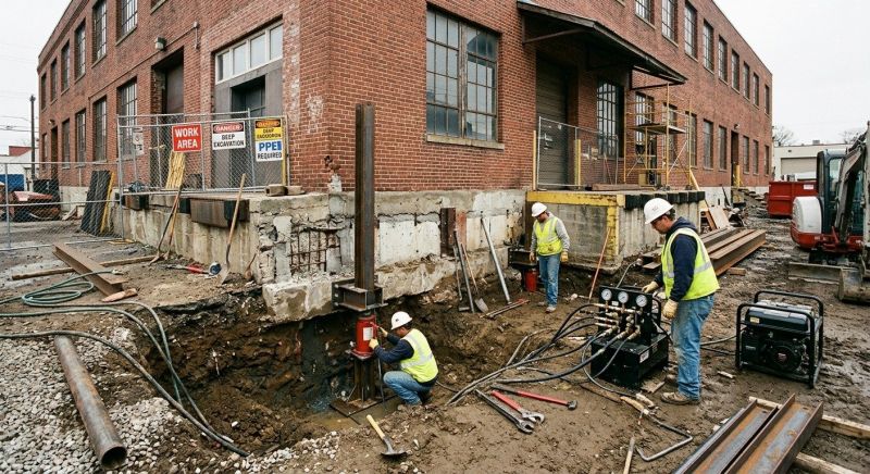 Building Foundation Repair in Harmony, NC