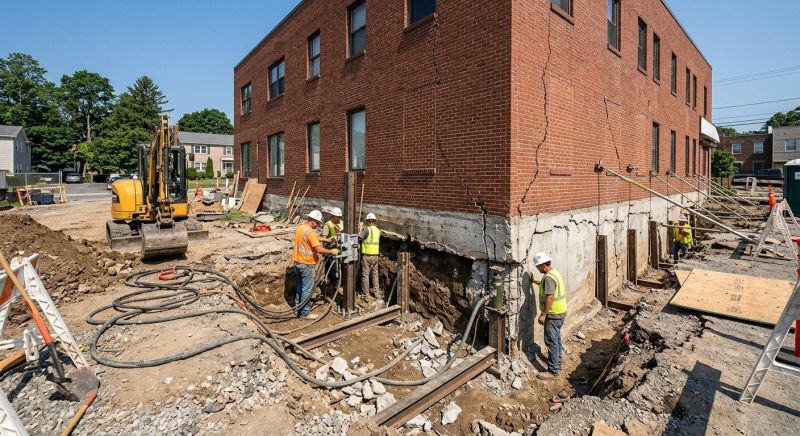 Building Foundation Repair in Newton, NC