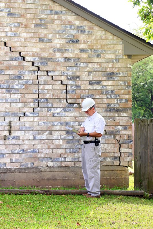 Cracked Foundation Repair in Davie County, NC