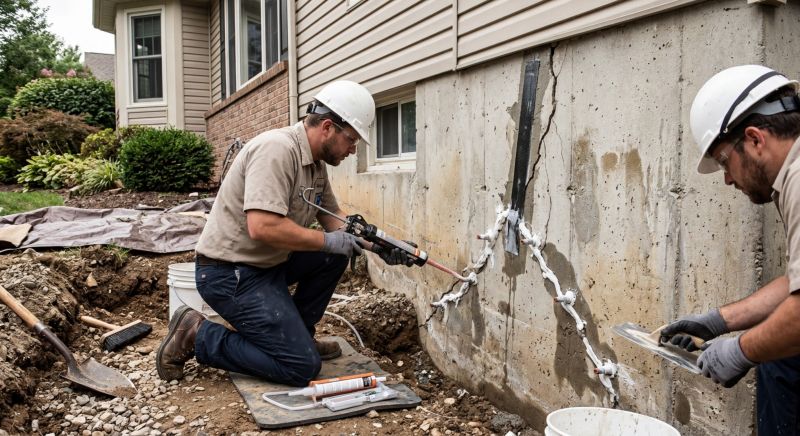 Cracked Foundation Repair in Harmony, NC