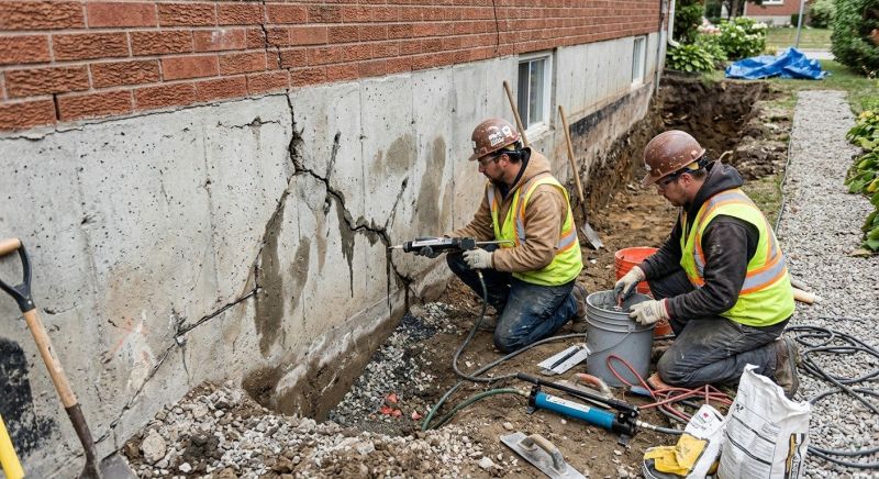 Cracked Foundation Repair in Hickory, NC