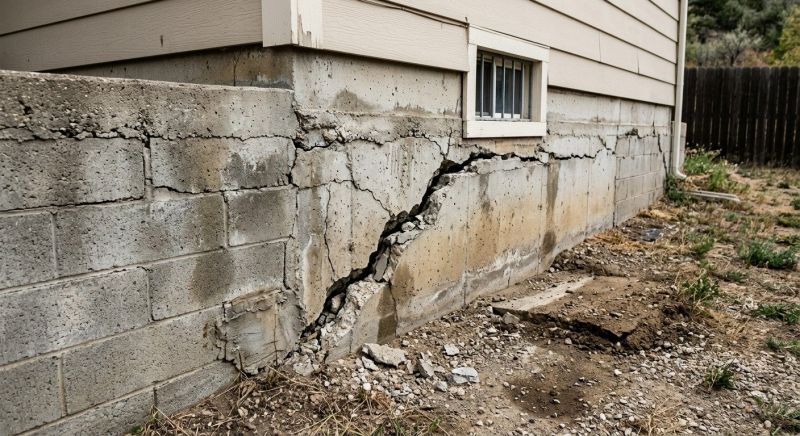 Cracked Foundation Repair in Troutman, NC