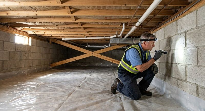 Crawl Space Leveling in Statesville, NC