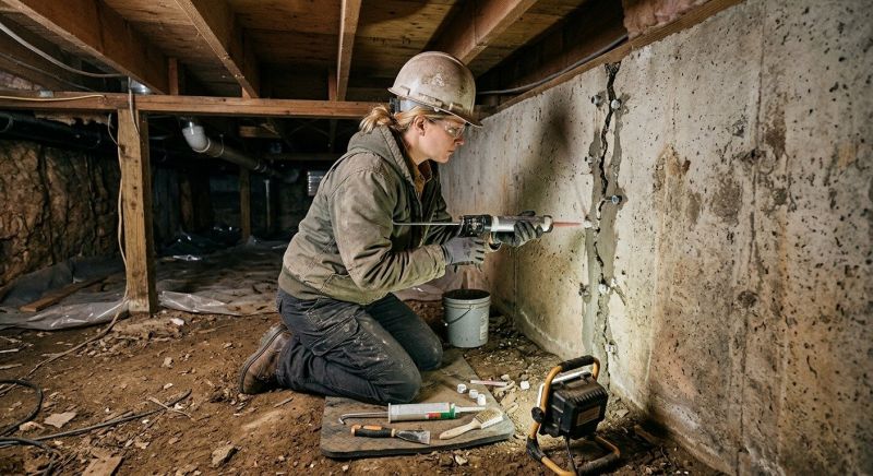 Crawlspace Foundation Repair in Mooresville, NC
