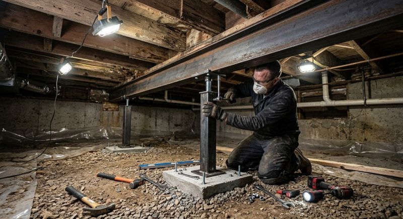 Crawlspace Structural Repair in Statesville, NC