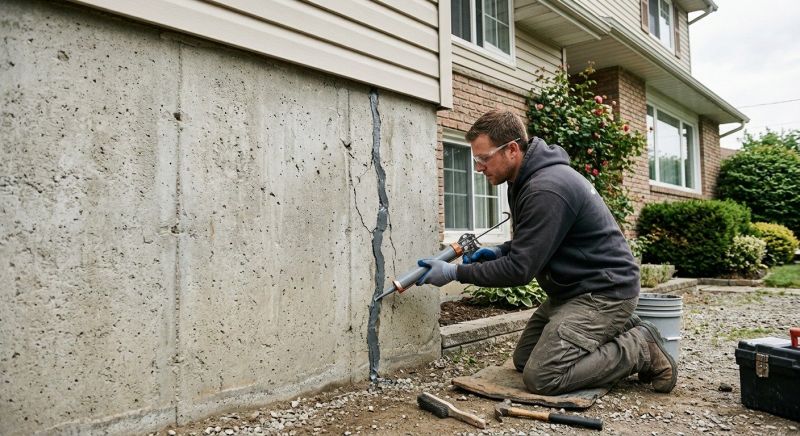 Foundation Crack Sealing in Statesville, NC