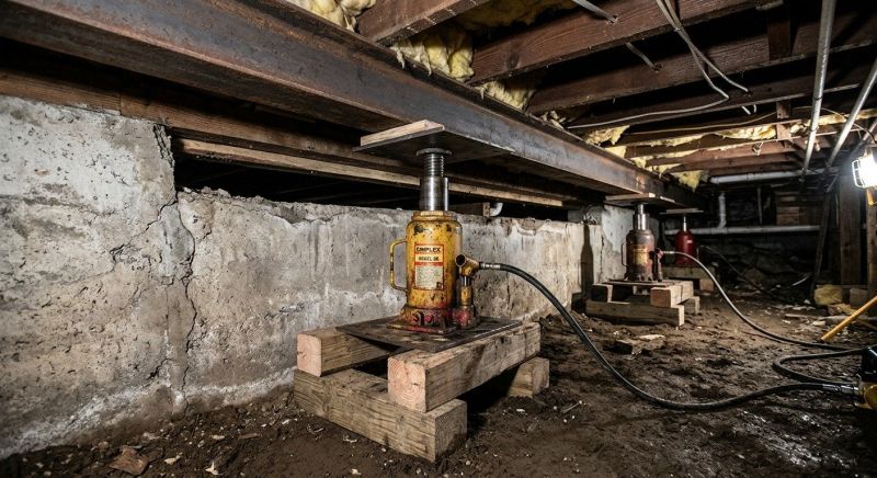Foundation Jacking in Catawba County, NC