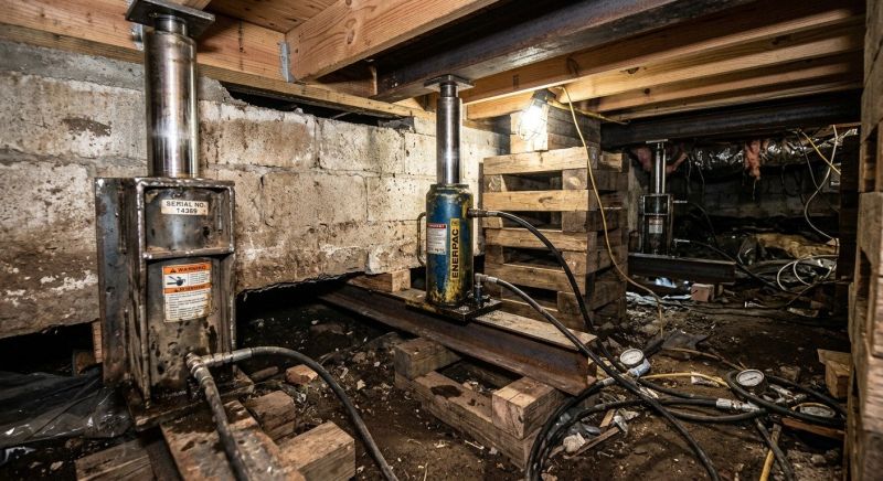 Foundation Jacking in Harmony, NC