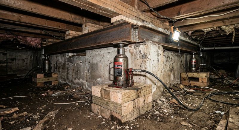 Foundation Jacking in Harmony, NC