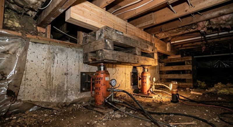 Foundation Jacking in Mocksville, NC