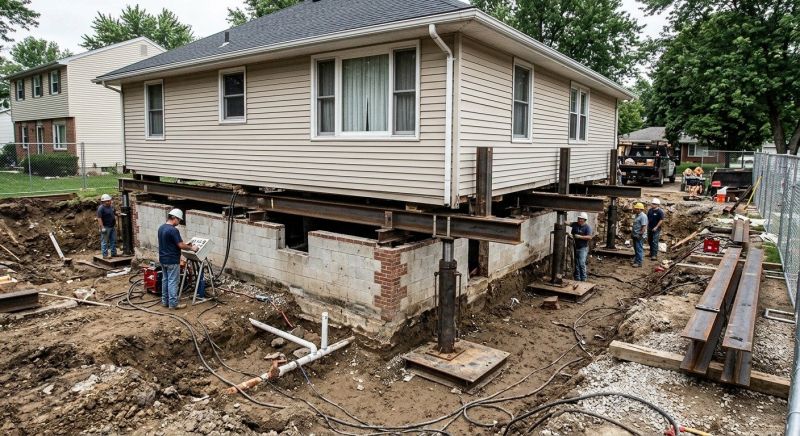 Foundation Lifting in Mooresville, NC