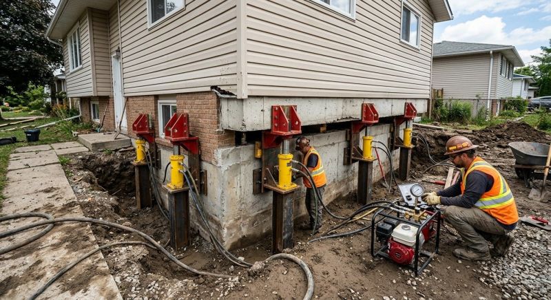 Foundation Lifting in Newton, NC