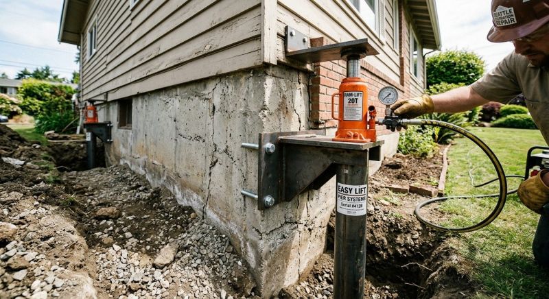 Foundation Lifting in Union Grove, NC