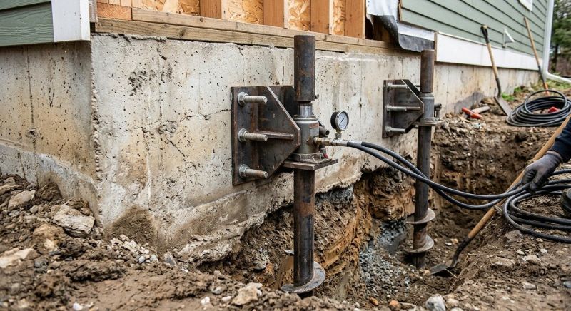 Foundation Pier Leveling in Statesville, NC