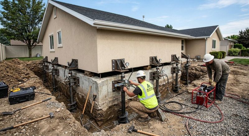 Foundation Pier Leveling in Statesville, NC