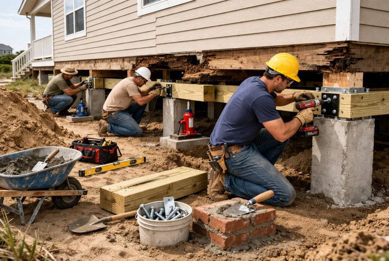 Foundation Raising in Harmony, NC