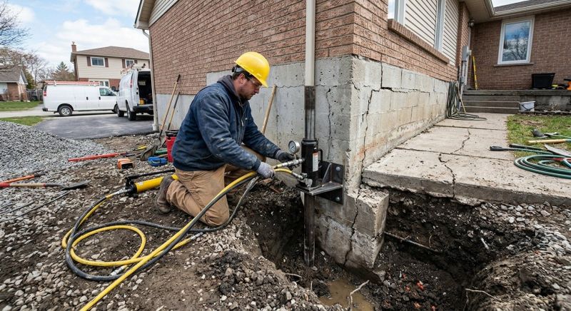 Foundation Settlement Repair in Statesville, NC