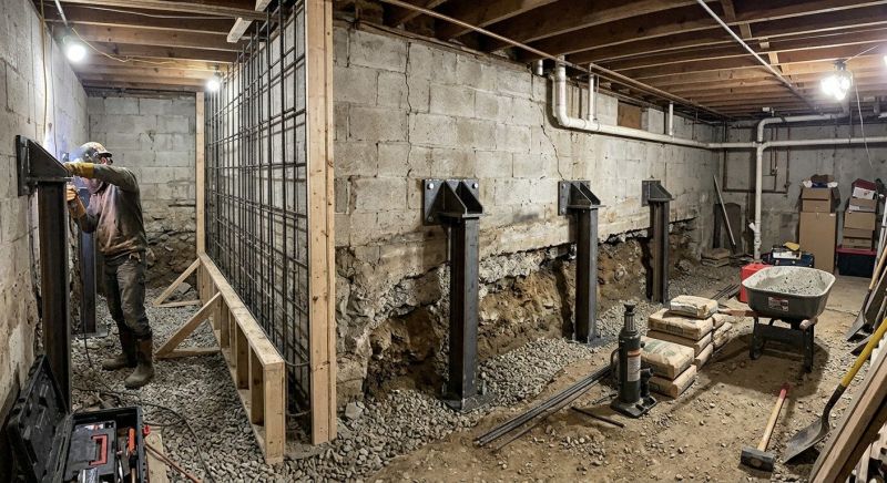 Foundation Stabilizing in Statesville, NC