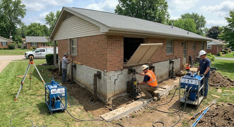 Home Foundation Leveling in Iredell County, NC