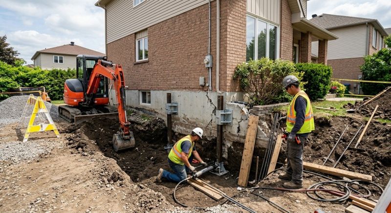 Home Foundation Repair in Davie County, NC