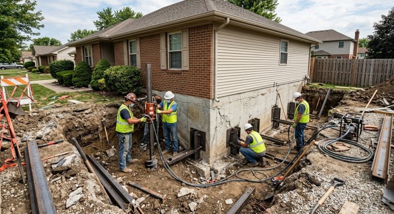 House Foundation Repair in Mocksville, NC