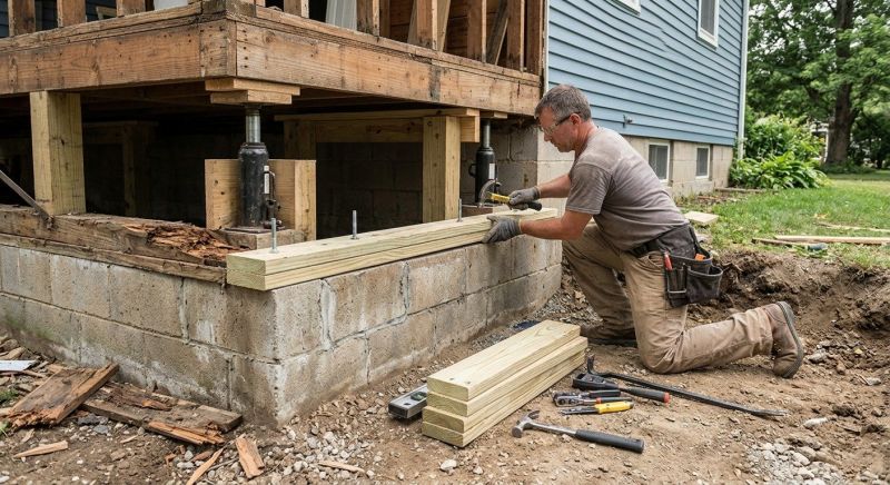 House Foundation Repair in Newton, NC