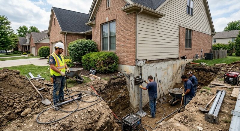 House Foundation Repair in Union Grove, NC