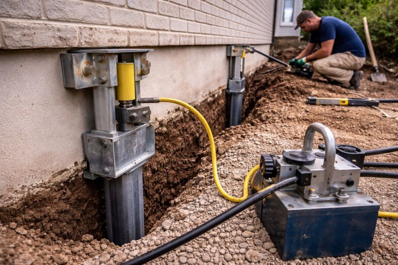Sinking Foundation Repair in Mocksville, NC