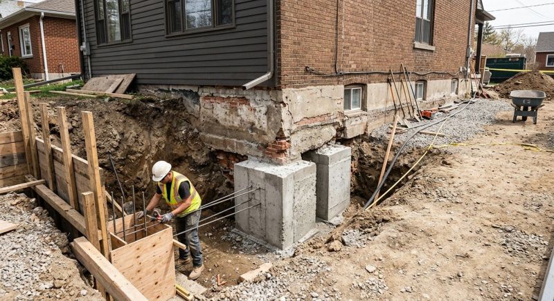 Structural Underpinning in Statesville, NC