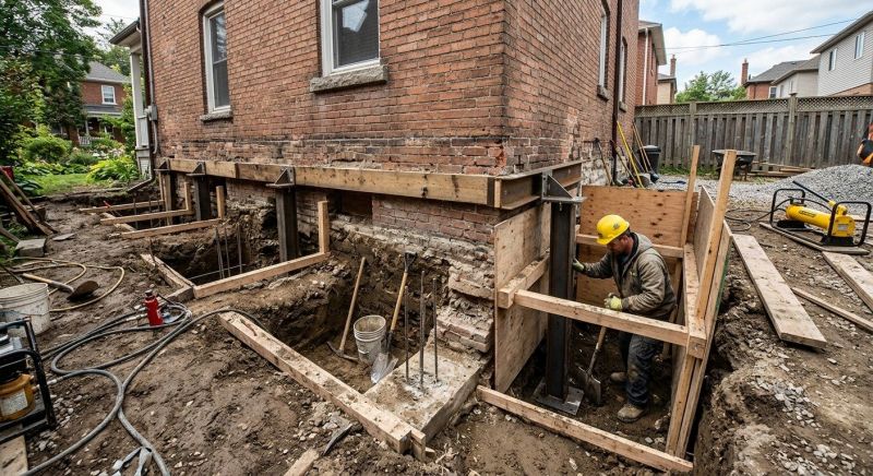 Structural Underpinning in Statesville, NC