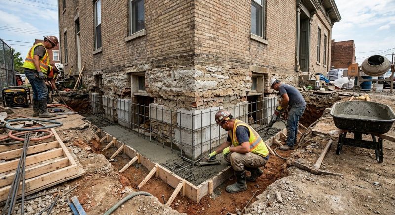 Underpinning Repair in Statesville, NC